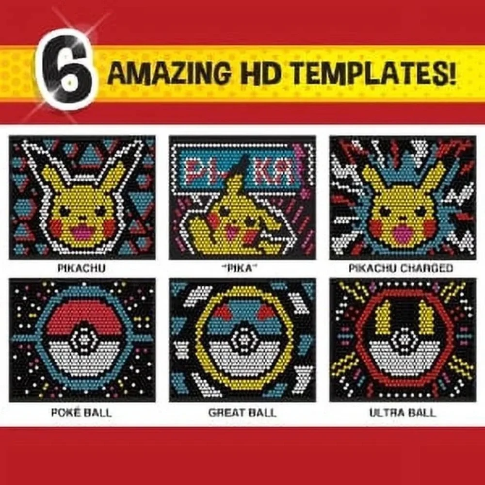 Lite-Brite nwt Super Bright HD, Pokemon Edition - Create Art with Light - Picture 6 of 7